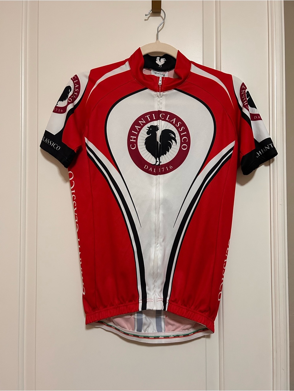 🚴🏽‍♀️🇮🇹🚴🏽‍♀️Sportful Chianti Classico Red & White Cycling Jersey🚴🏽‍♀️🇮🇹🚴🏽‍♀️